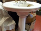 25 Lavabo en grès ovale Neo-classique 1900